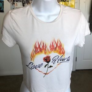 graphic tight tee from forever 21